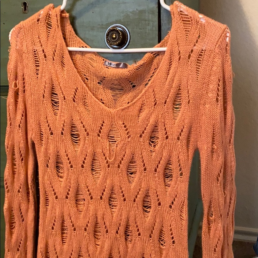 Coral sweater